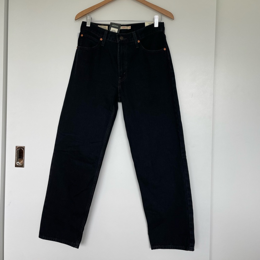 Levi's Black Straight Leg Jeans